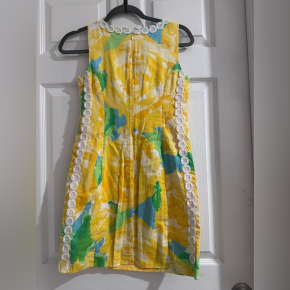Lilly Pulitzer First Impressions Yellow Shift Dress size 2 - Picture 2 of 7